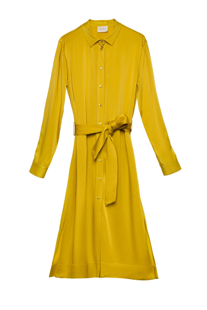 Yellow Caftan Dress