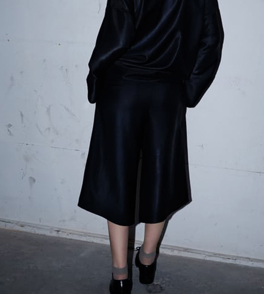 Black Bianca Culottes