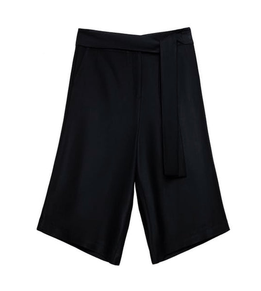 Black Bianca Culottes