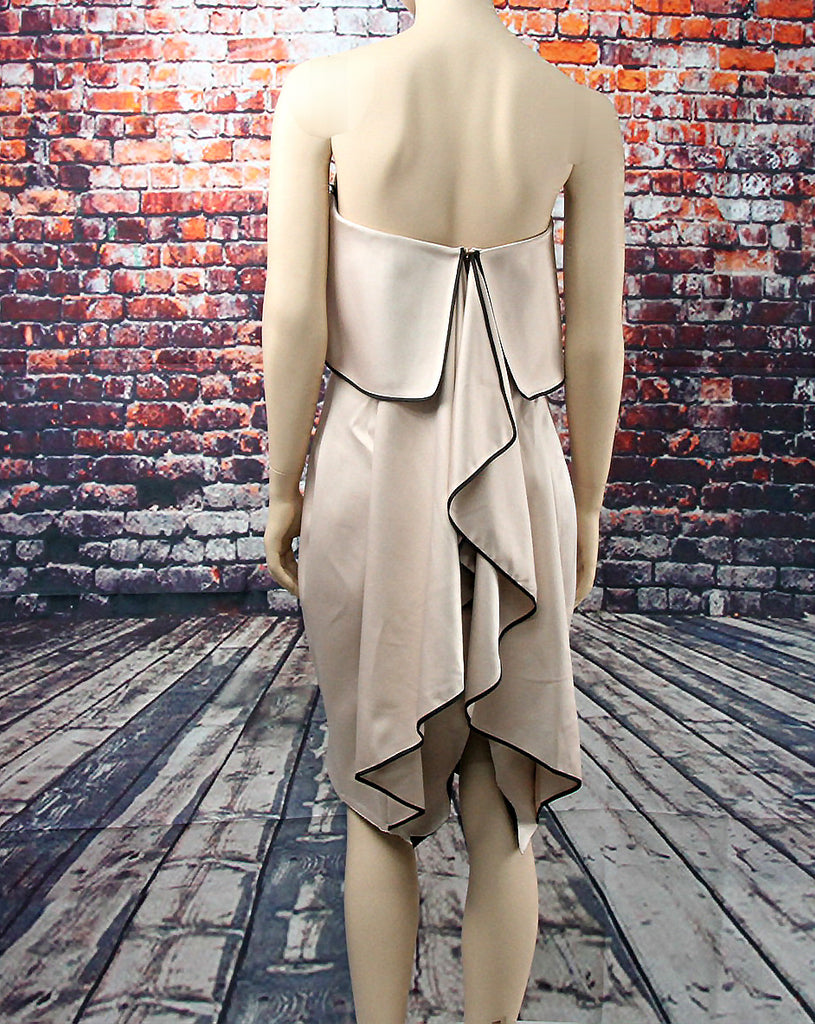 Dusty Rose Strapless Dress