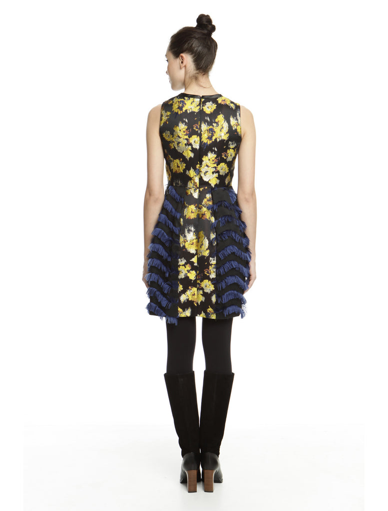 Dress in Lurex Jacquard