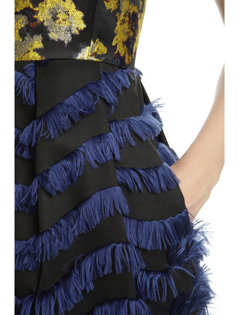 Dress in Lurex Jacquard