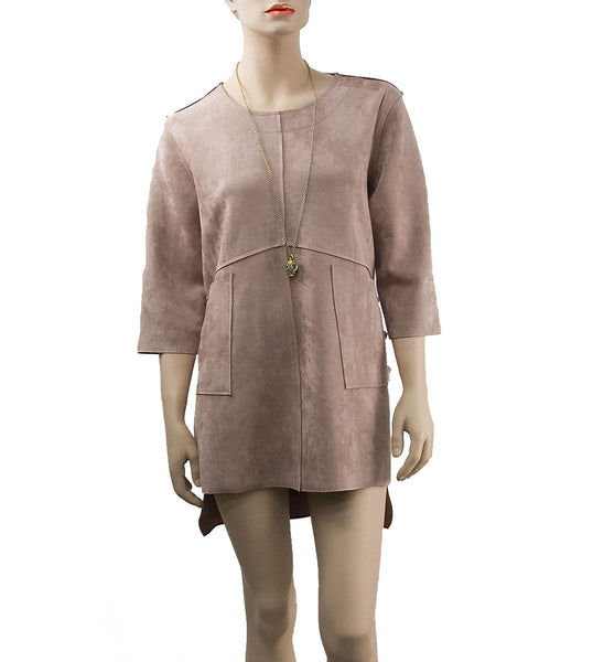 "Dusty Rose"- Vegan Tunic