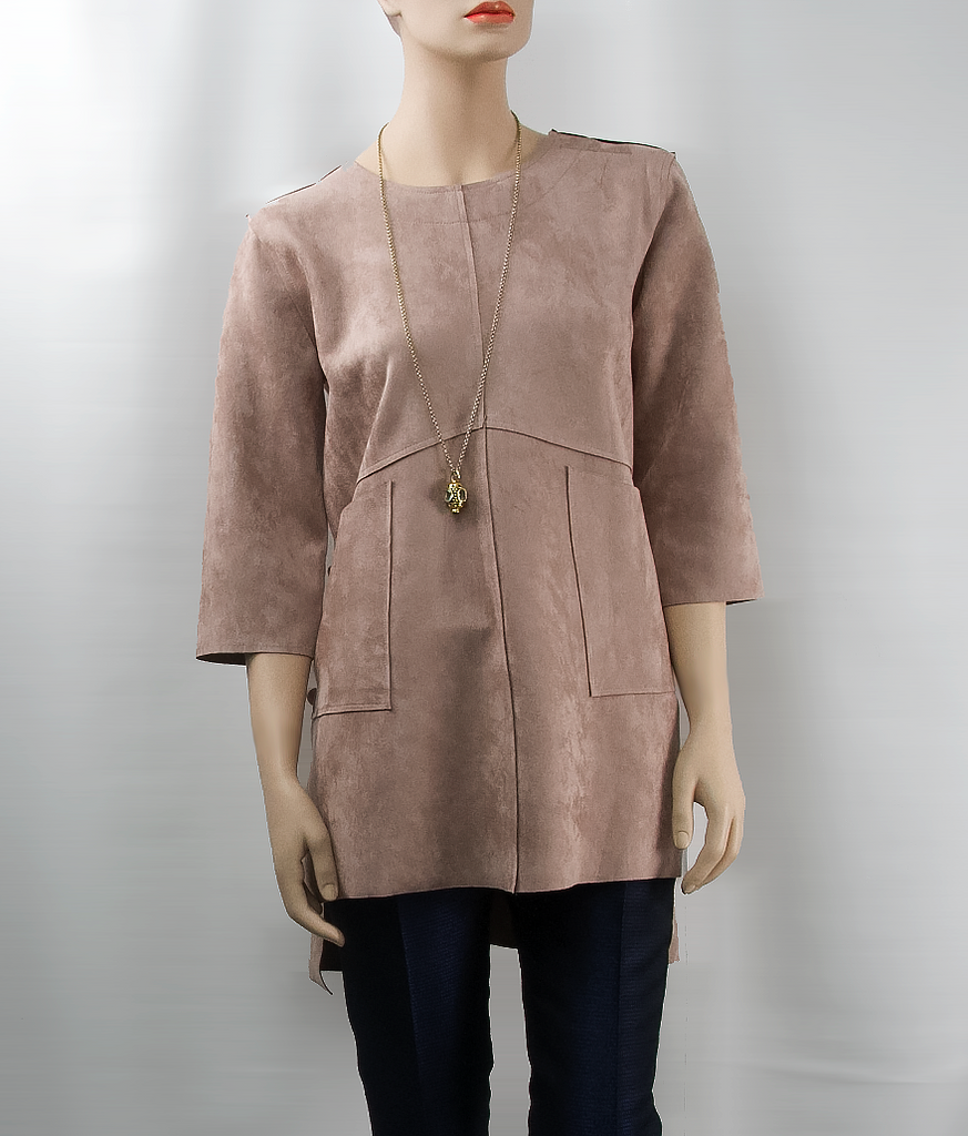 "Dusty Rose"- Vegan Tunic