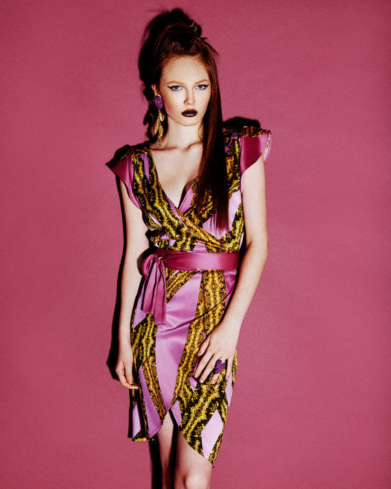 Blue/Green Blast Dress