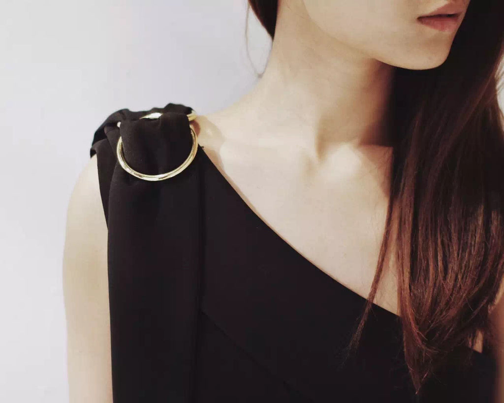 Black One-Shoulder Dress