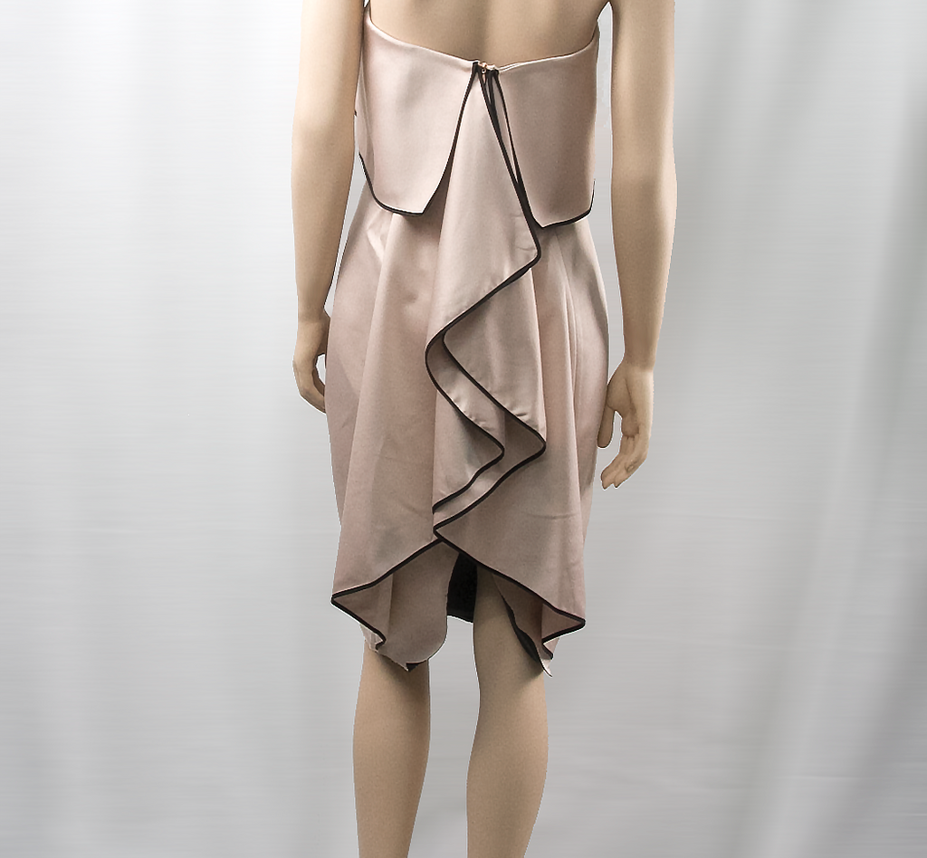 Dusty Rose Strapless Dress