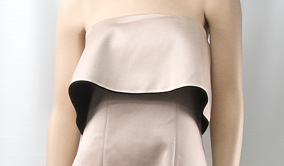 Dusty Rose Strapless Dress