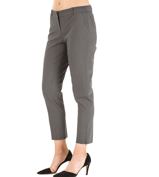 Grey Cropped Trouser