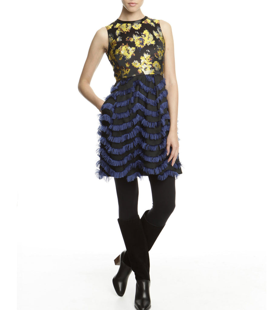 Dress in Lurex Jacquard