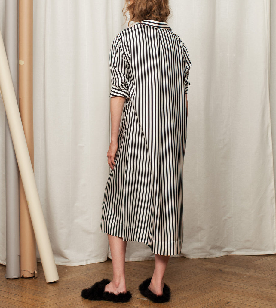 Striped Caftan Dress