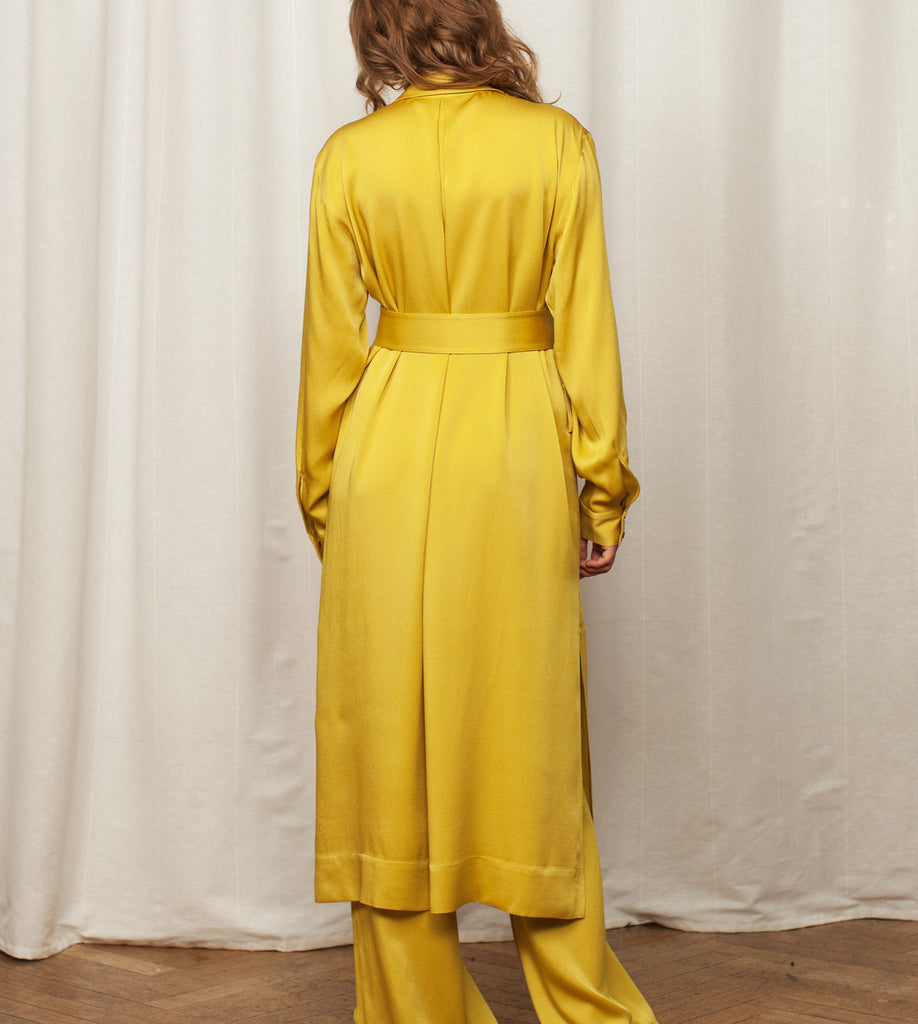 Yellow Caftan Dress