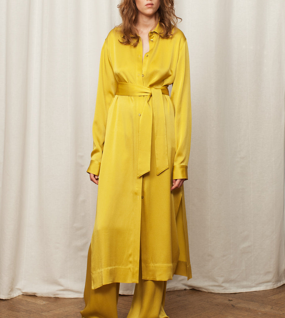 Yellow Caftan Dress