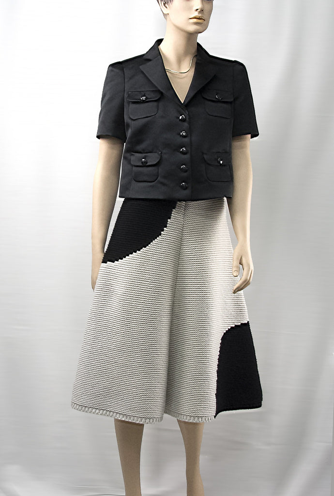 Black Satin Short Sleeve Jacket